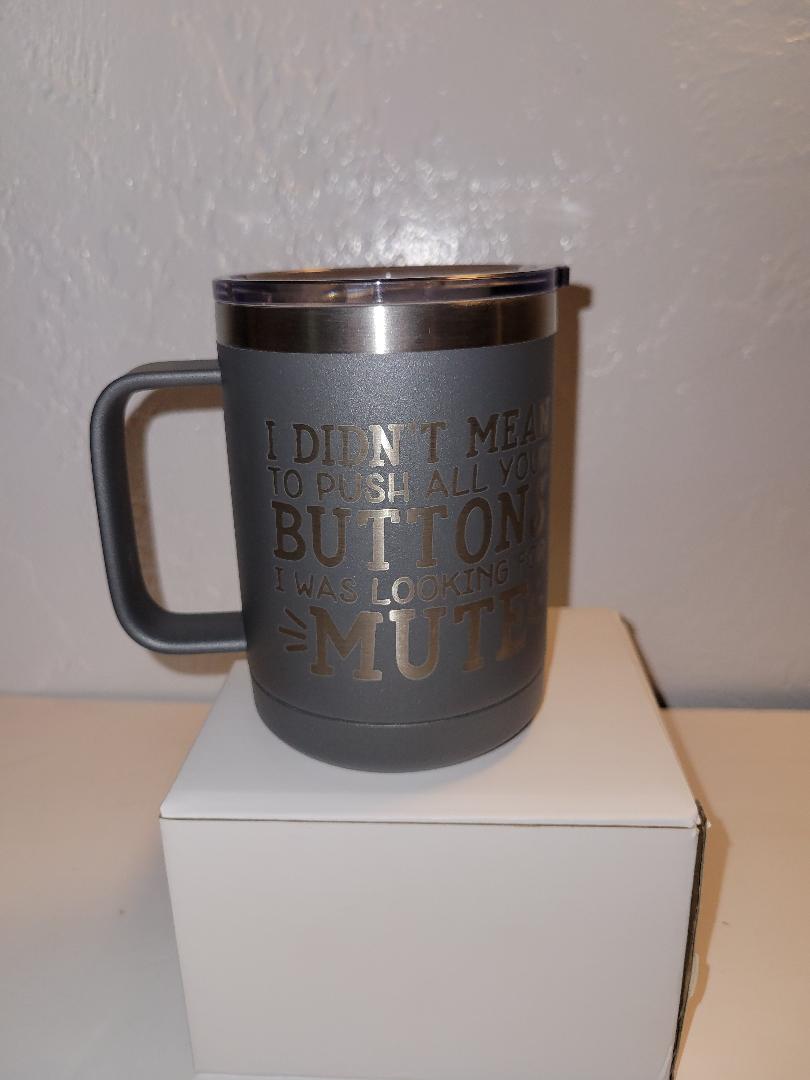 Drinkware - 15 oz Polar Camel Mug with Slider Lid - Engraved