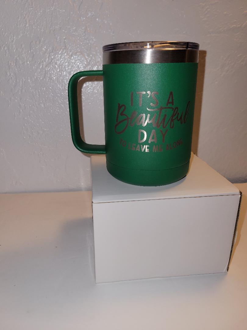 Drinkware - 15 oz Polar Camel Mug with Slider Lid - Engraved