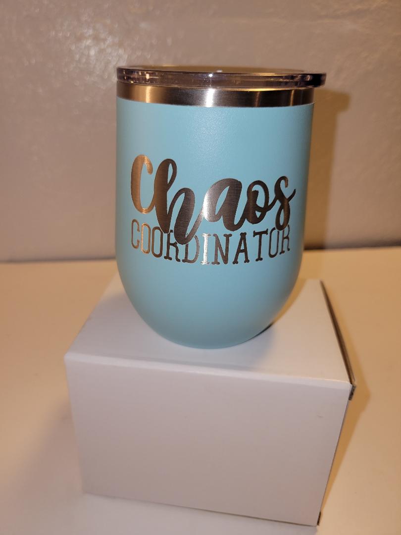 Drinkware - 12 oz Polar Camel Stemless Wine Tumbler - Engraved with sayings